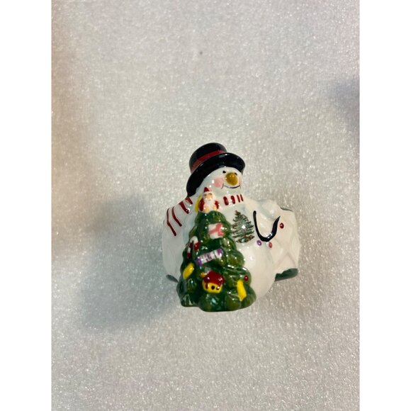 Vintage Spode Christmas Tree Napkin Rings set of 4 2004 Excellent In Original Bo - Picture 6 of 11